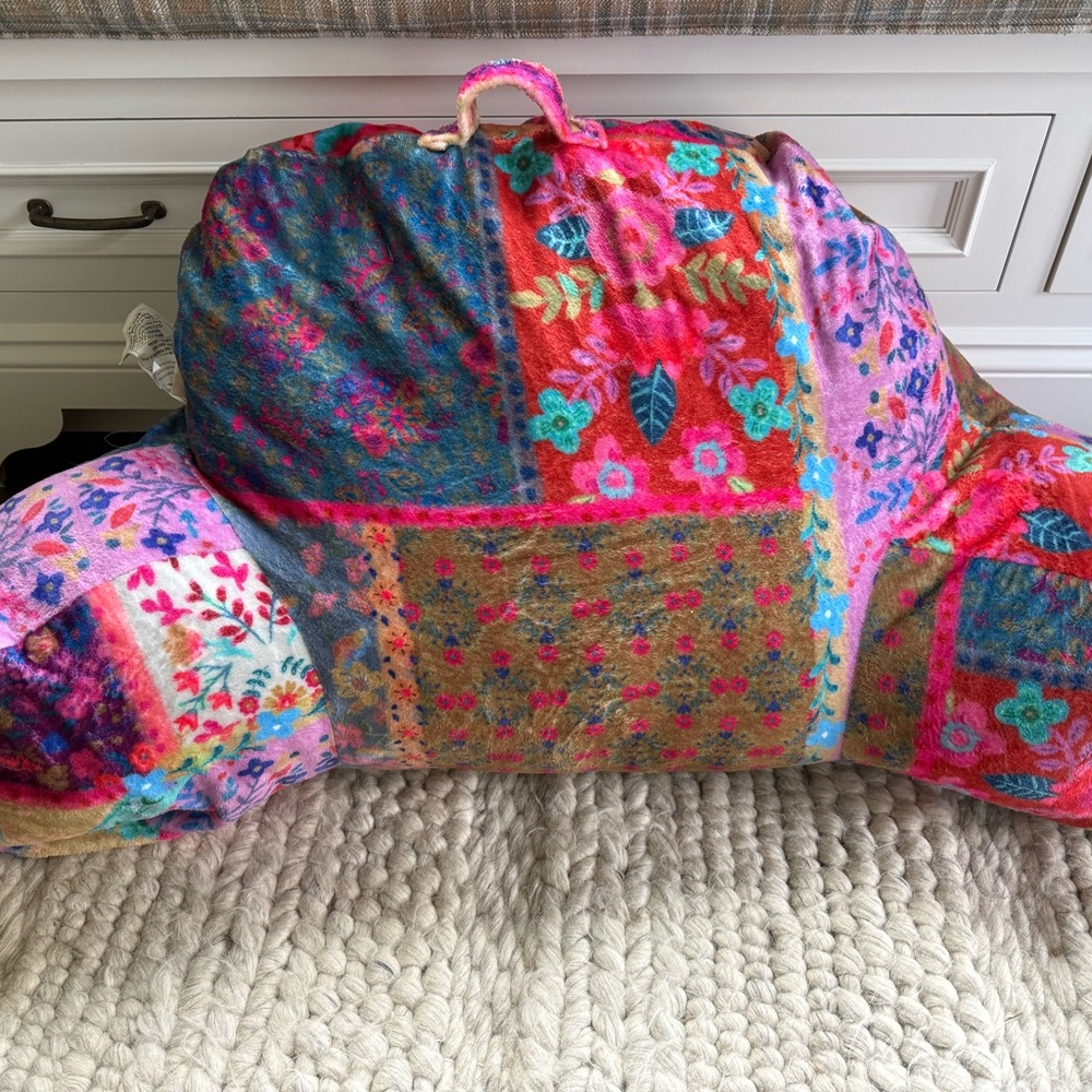 Colorful Natural Life Patchwork Pillow